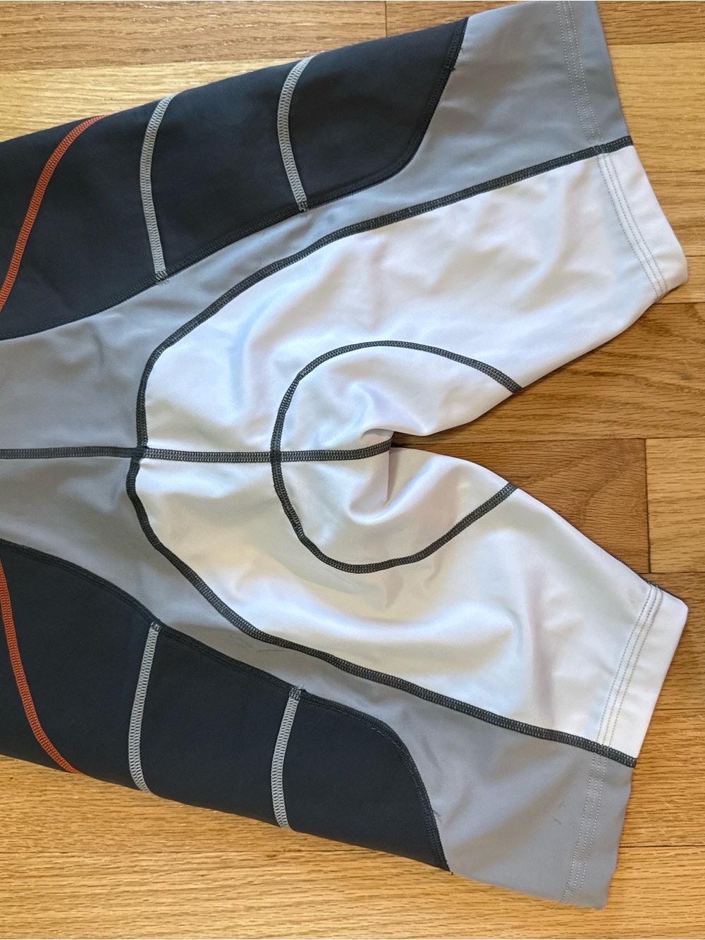 Men's Gray Compression Shorts - Picture 2 of 3